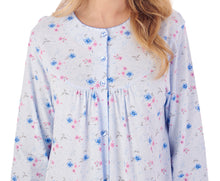 Load image into Gallery viewer, Slenderella Ladies Floral Button Through Jersey Nightdress (3 Colours)