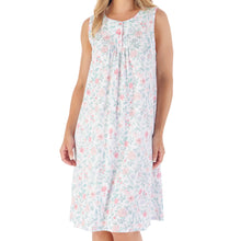 Load image into Gallery viewer, Slenderella Trailing Floral Print Sleeveless Jersey Nightie (2 Colours)