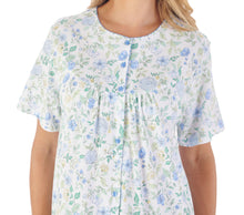 Load image into Gallery viewer, Slenderella Trailing Floral Print Button Down Jersey Nightie (2 Colours)
