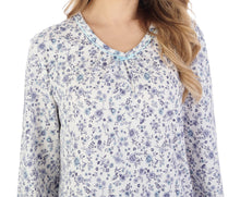 Load image into Gallery viewer, Slenderella Ditsy Floral Jersey Long Sleeve Nightie (3 Colours)