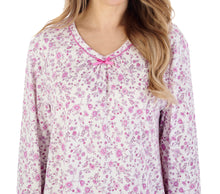 Load image into Gallery viewer, Slenderella Ditsy Floral Jersey Long Sleeve Nightie (3 Colours)