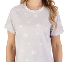 Load image into Gallery viewer, Slenderella Star Print Jersey Short Sleeve Nightie (2 Colours)
