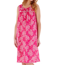 Load image into Gallery viewer, Slenderella Modern Floral Print Sleeveless Nightie (3 Colours)