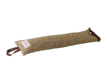 Load image into Gallery viewer, Harris Tweed Draught Excluder with Leather Detail