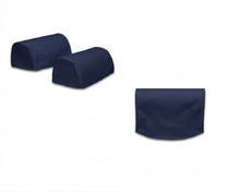 Load image into Gallery viewer, 100% Cotton Arm Caps &amp; Chair Backs (Navy)
