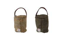 Load image into Gallery viewer, Harris Tweed Doorstop Cover with Leather Handle