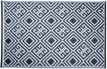 Load image into Gallery viewer, Garden Outdoor Reversible Rug With Geometric Diamond Print (121cm x 180cm)