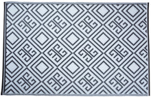 Load image into Gallery viewer, Garden Outdoor Reversible Rug With Geometric Diamond Print (121cm x 180cm)