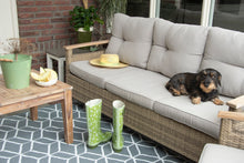 Load image into Gallery viewer, Garden Outdoor Reversible Rug With Geometric Print (121cm x 180cm)