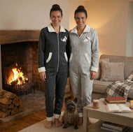 Slenderella Ladies Scottie Dog Onesie All in One PJ’s (2 Colours)