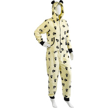 Load image into Gallery viewer, Slenderella Ladies Paw Print All in One Pyjamas (Large)