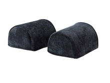 Load image into Gallery viewer, Chenille Velvet Round Arm Caps or Chair Backs (Various Colours)