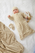 Load image into Gallery viewer, King Cole Double Knitting Pattern - Baby Mittens, Sweater Sleeping Bag &amp; Hat (6214)