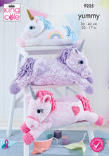 Load image into Gallery viewer, King Cole Yummy Knitting Pattern Unicorns (9225)