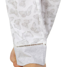 Load image into Gallery viewer, Slenderella Ladies Butterfly Pattern Tailored Pyjamas Set (Grey)