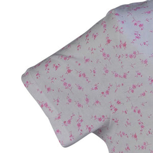 Slenderella Ladies Cotton Floral Pyjamas Set (Blue or Pink)