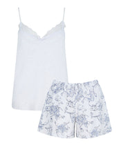 Load image into Gallery viewer, Slenderella Ladies Floral Jersey Pyjamas - Camisole &amp; Shorts