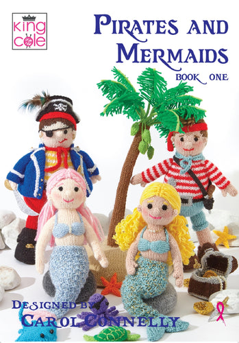 King Cole Pirate Pals Knitting Booklet – Pirates & Mermaids