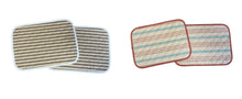 Load image into Gallery viewer, Stripe Quilted Placemats 4 Pack 38cm x 28cm (2 Colours)