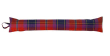 Load image into Gallery viewer, Bright Red &amp; Purple Check Fabric Draught Excluder (4 Sizes)
