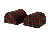 Load image into Gallery viewer, Tartan Pair of Arm Caps or Chair Back (5 Colours)