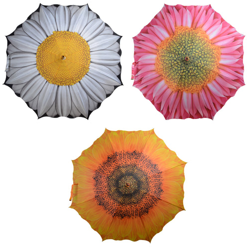 Fallen Fruits Floral Umbrella with Scalloped Edges - 105cm Diameter (3 Designs)