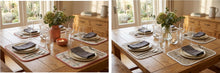 Load image into Gallery viewer, Stripe Quilted Placemats 4 Pack 38cm x 28cm (2 Colours)