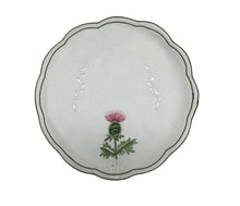 Load image into Gallery viewer, Pack of 4 Embroidered Thistle Doilies (2 Sizes)