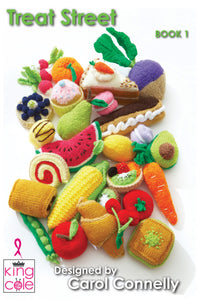 King Cole Treat Street Knitting Book 1 by Carol Connelly