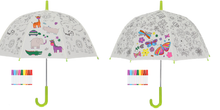 Load image into Gallery viewer, Fallen Fruits Kids Colour Your Own Umbrella – Jungle, Flower &amp; Butterfly or Bird Design