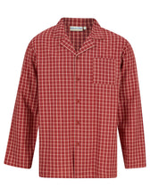 Load image into Gallery viewer, Walker Reid Yarn Dyed Cotton Traditional Check Pyjamas (Navy or Red)