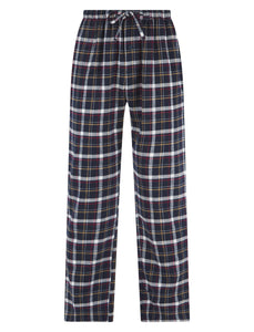 Walker Reid Mens Black Check Pyjama Bottoms (Small – XXXL)