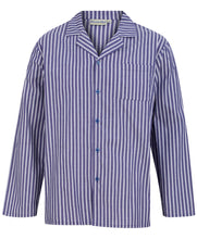 Load image into Gallery viewer, Walker Reid Traditional Striped Cotton Pyjamas (Grey or Navy)