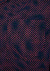 Walker Reid Traditional Navy & Red Diamond Print Pyjamas
