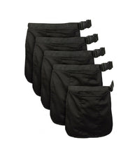 Load image into Gallery viewer, Black Adjustable Waist Pouch with Deep Pocket Waiter,Hairdressing or Money Belt Bag (Packs of 1, 5 or 10)