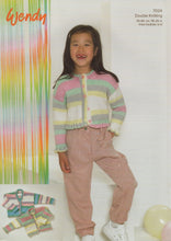 Load image into Gallery viewer, Wendy Peter Pan Kids Double Knitting Pattern - Cardigans (7024)