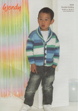 Load image into Gallery viewer, Wendy Peter Pan Kids Double Knitting Pattern – Cardigan (7025)