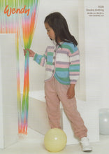Load image into Gallery viewer, Wendy Peter Pan Kids Double Knitting Pattern – Cardigan (7026)