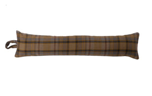 Brushed Check Fabric Draught Excluder (3 Colours)