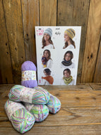 King Cole 4Ply Yarn & Knitting/Crochet Pattern 6347 Accessories Bundle RRP £23
