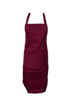 Load image into Gallery viewer, Plain Full Bib Apron with Rounded Pocket (4 Colours)