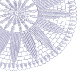 Pack of 6 Floral Lace Round Doilies - 20.5cm (2 Colours)