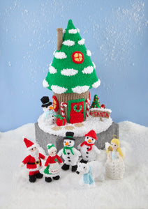 King Cole Christmas Knits Book 12 Enchanted Christmas Village & Festive Friends