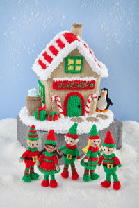 King Cole Christmas Knits Book 12 Enchanted Christmas Village & Festive Friends