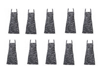 Load image into Gallery viewer, Zebra Print Bib Apron with Pocket 28" x 36" Pack of 1, 5 or 10