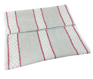 Striped Cotton Roller Towel with Press Studs - 38cm Hanging Length (2 Colours)