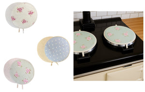 Pair of Aga Hob Covers with Cotton Base 13.5" (Various Designs)