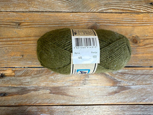 Alpaka Yarn Sample Ball Khaki Green 50g Shade 165