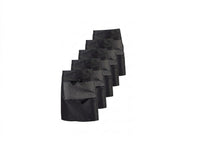 Load image into Gallery viewer, Pack of 5 Black Polycotton Waist Aprons with Denim Pocket (2 Lengths)