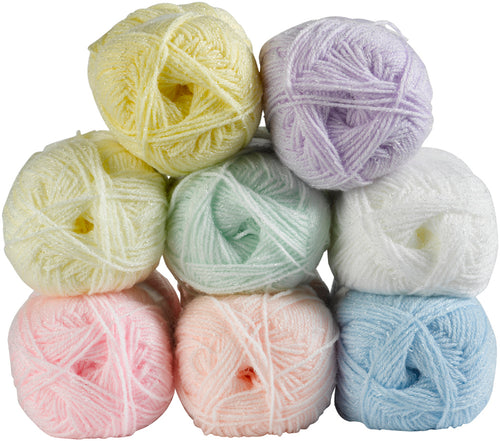 James Brett Baby Shimmer Double Knitting Yarn 100g (Various Shades)